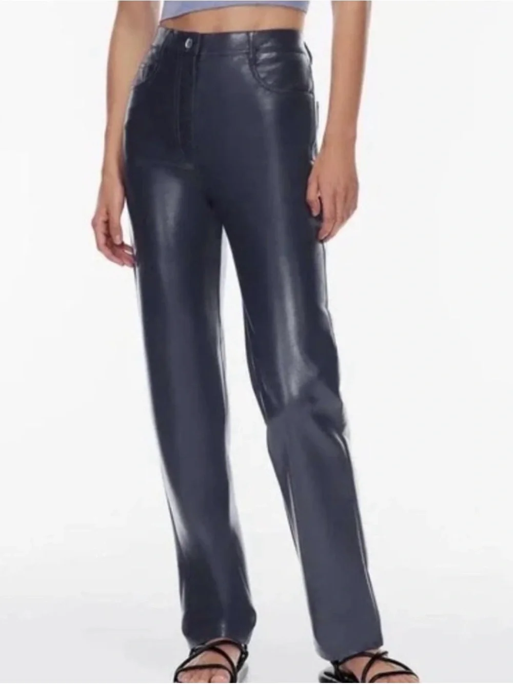 ARITZIA WILFRED THE MELINA VEGAN LEATHER PANTS SIZE 12